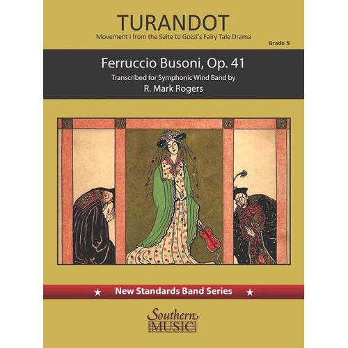 Turandot Mvt 1 Suite Gozzis Drama Concert Band 5 Score/Parts