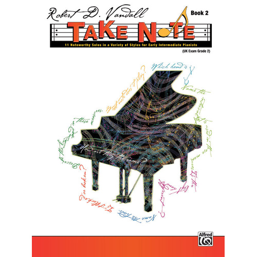 Take Note 2 Piano Sheet Music Collection by Robert Vandall