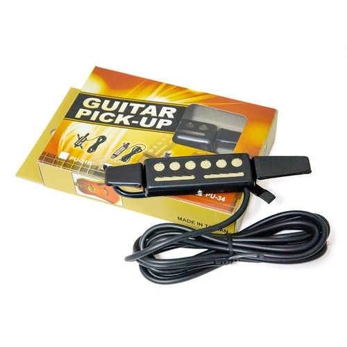 Guitar Pickup Soundhole Bar Style with Built-in Cable - Made in Taiwan