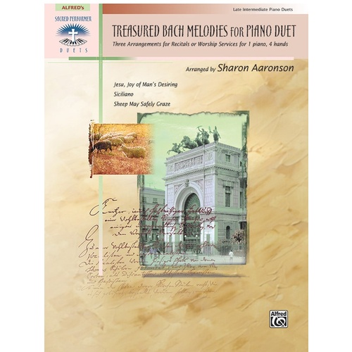 Treasured Bach Melodies Piano Sheet Music 1P4H PD