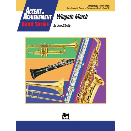 Wingate March Concert Band Sheet Music Grade 1