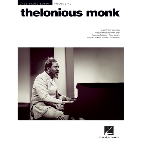 Thelonious Monk Jazz Piano Solos V49 Jps (Softcover Book)