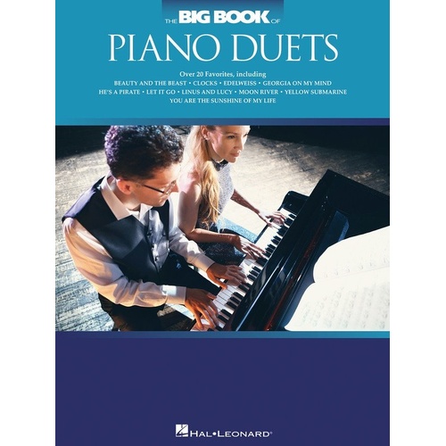 The Big Book of Piano Duets by Hal Leonard - 176 Pages, Piano Duet Arrangements