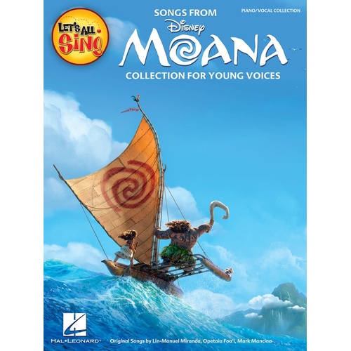 Lets All Sing Songs From Moana Performance/Accomp CD (CD Only)