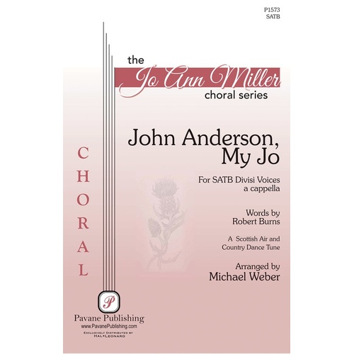 John Anderson My Jo SATB A Cappella (Octavo)