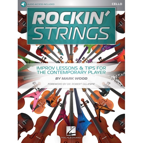 Rockin Strings - Cello Book/Online Audio (Softcover Book/Online Audio)