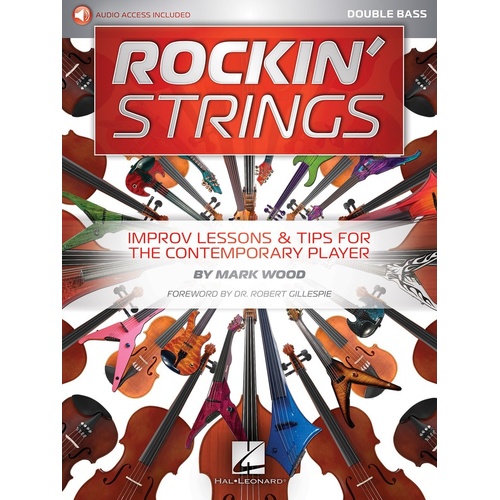 Rockin Strings - Double Bass Book/Online Audio (Softcover Book/Online Audio)