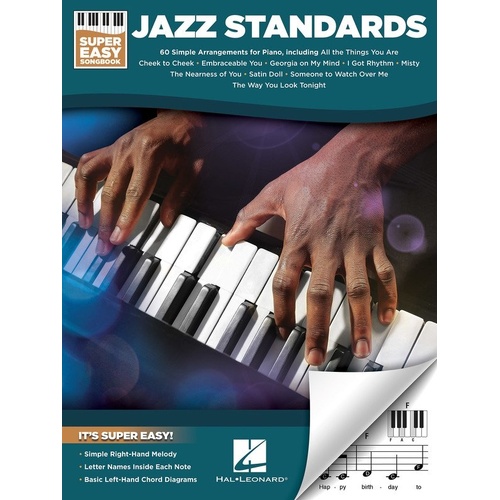 Jazz Standards Super Easy Songbook for Piano and Keyboard