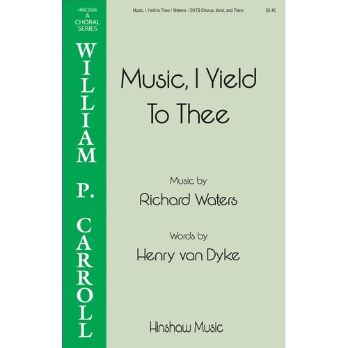 Music I Yield To Thee SATB Divisi (Octavo)
