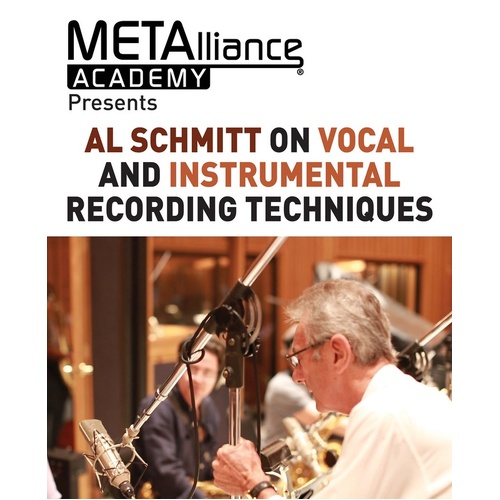 Al Schmitt On Vocal And Instrumental Recording Techniques (Softcover Book)