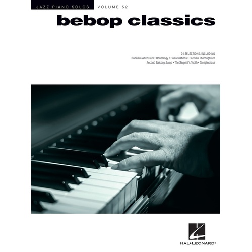 Bebop Classics Jazz Piano Solos V52 Jps (Softcover Book)