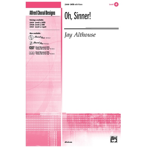 Oh Sinner SATB