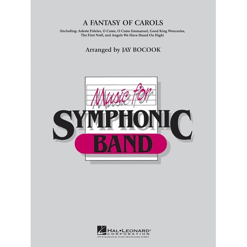 Fantasy Of Carols Concert Band 4 (Music Score/Parts)