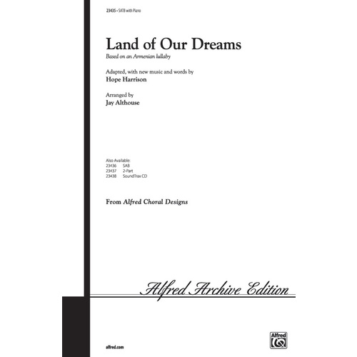 Land Of Our Dreams SATB Piano