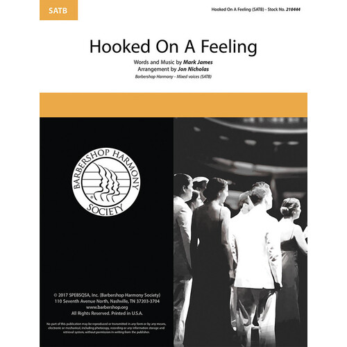 Hooked On A Feeling SATB A Cappella (Octavo)