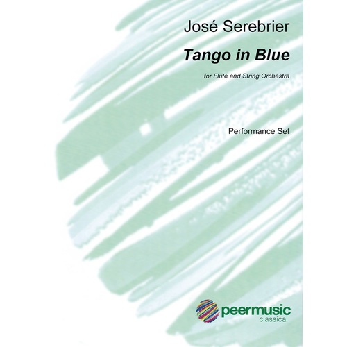 Tango In Blue For Flute and String Orch Score/Parts