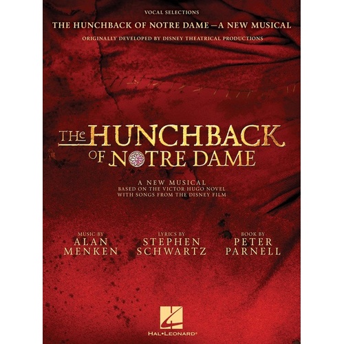 The Hunchback of Notre Dame Musical Vocal Selections Songbook