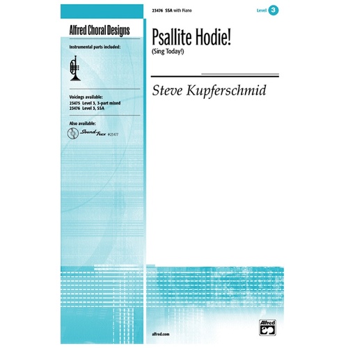 PSallite Hodie SSA W/Opt Trumpets