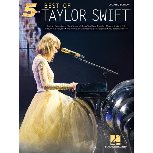 Best Of Taylor Swift Five Finger Piano Updated (Softcover Book)