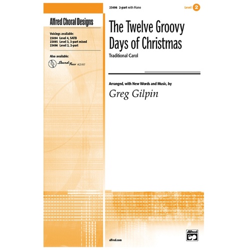 12 Groovy Days Of Christmas 2 Part Arr Gilpin