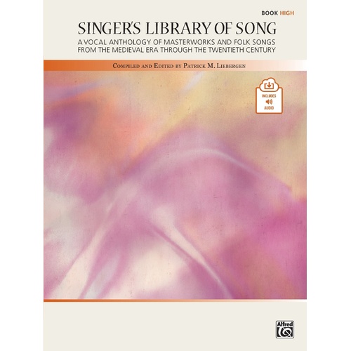 Singer's Library of Song High Voice Book with CD