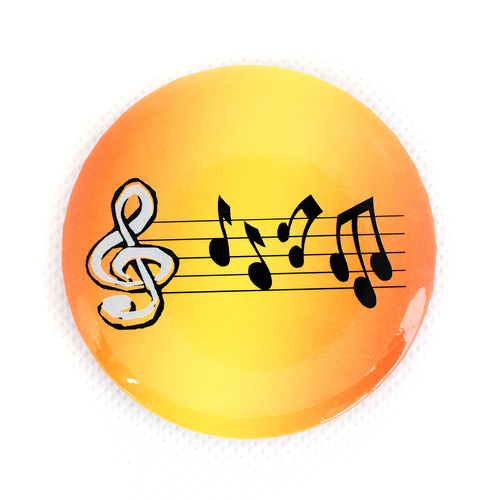 Yellow Music Badge