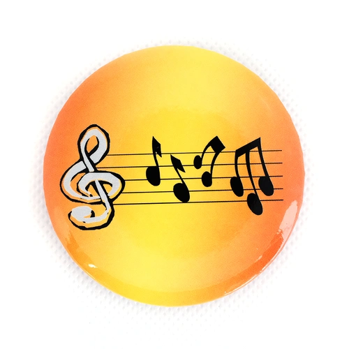 Yellow Music Badge