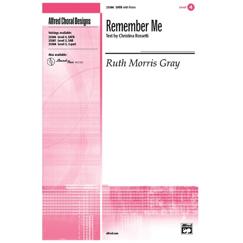 Remember Me SATB