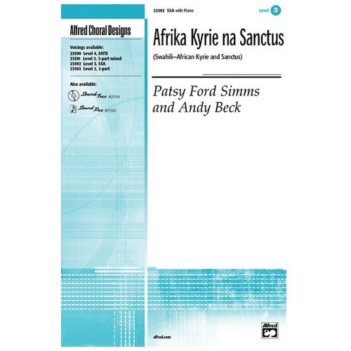 Afrika Kyrie Na Sanctus SSA Choral Sheet Music