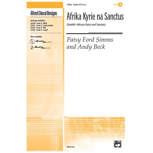 Afrika Kyrie Na Sanctus 2 Part Choral Sheet Music