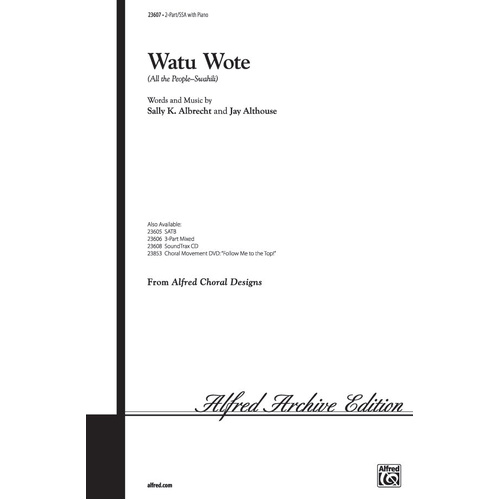 Watu Wote Choral Sheet Music