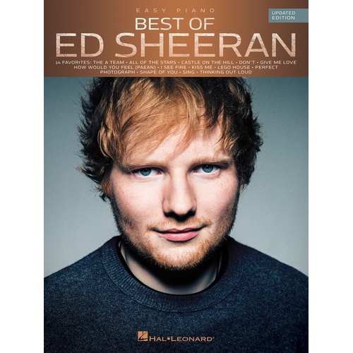 Best Of Ed Sheeran For Easy Piano (Softcover Book)