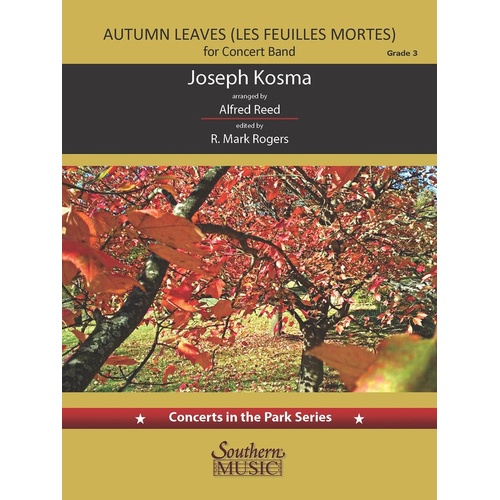 Autumn Leaves (Les Feuilles Mortes) Concert Band 3 Score/Parts