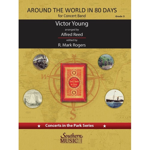 Around The World In 80 Days Concert Band 3 Score/Parts
