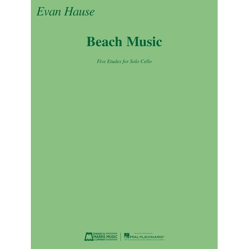 Beach Music Five Etudes For Solo Cello (Softcover Book)