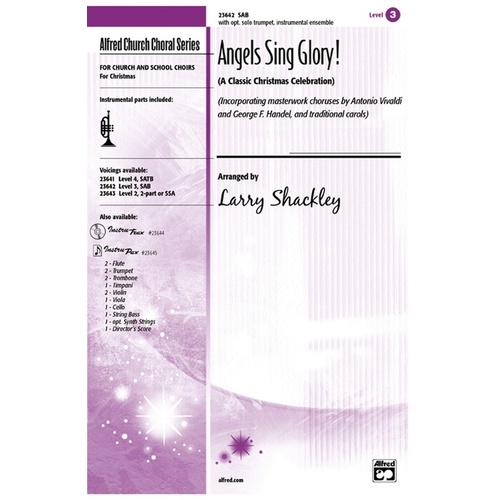 Angels Sing Glory SAB Choral Sheet Music
