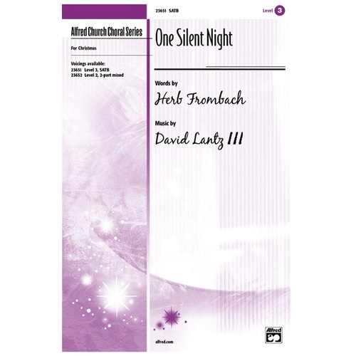 One Silent Night SATB