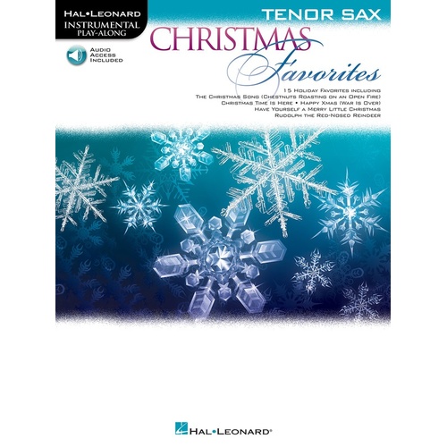 Christmas Favorites For Tenor Sax Book/Online Audio (Softcover Book/Online Audio)