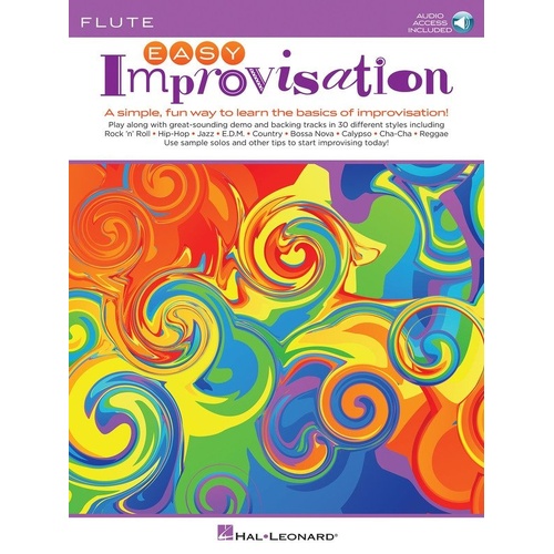 Easy Improvisation for Flute Book by Hal Leonard