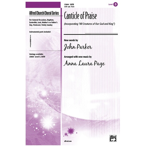 Canticle Of Praise SATB