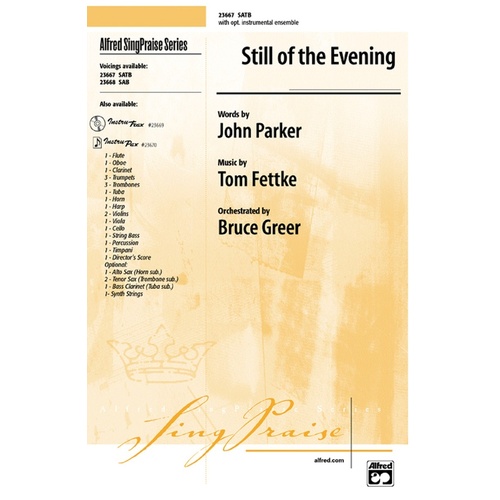 Still of the Evening SATB Choral Sheet Music