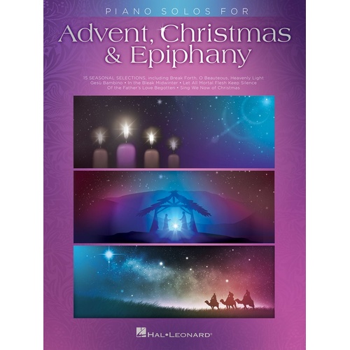 Piano Solos For Advent Christmas and Epiphany (Softcover Book)