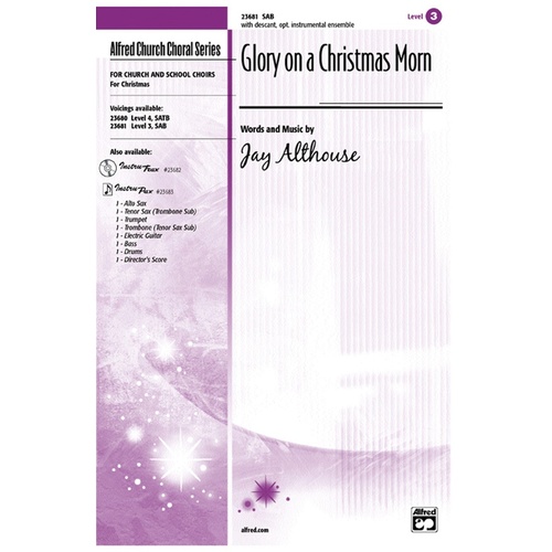 Glory On A Christmas Morning SAB
