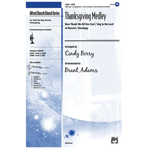 Thanksgiving Medley SATB Choral Sheet Music