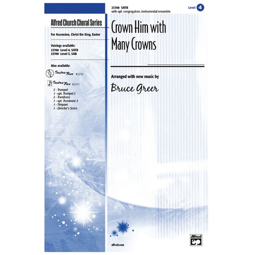Crown Him With Many Crowns SATB