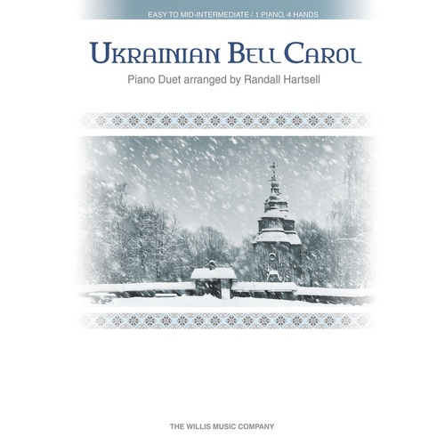 Ukrainian Bell Carol Piano Duet (Softcover Book)
