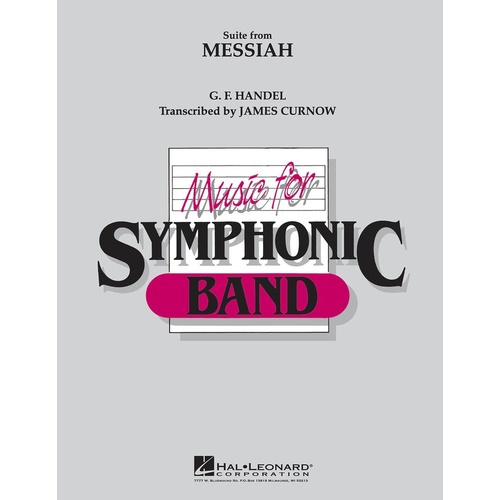 Suite From Messiah Concert Band (Music Score/Parts)