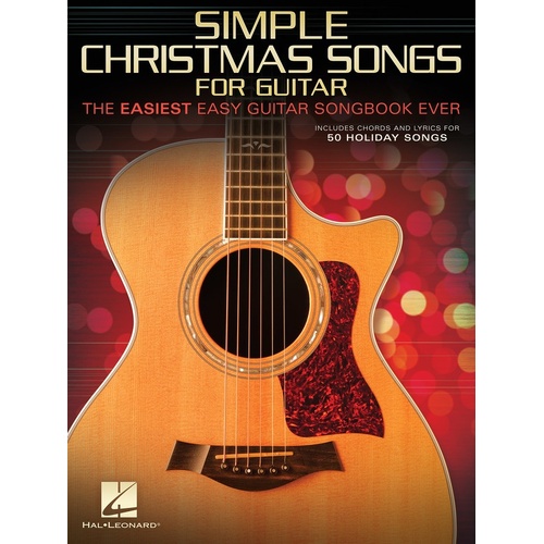 Simple Christmas Songs For Guitar (Softcover Book)