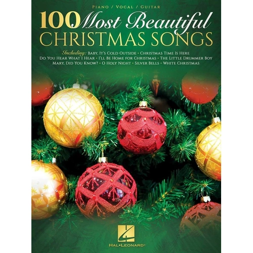100 Most Beautiful Christmas Songs PVG Songbook