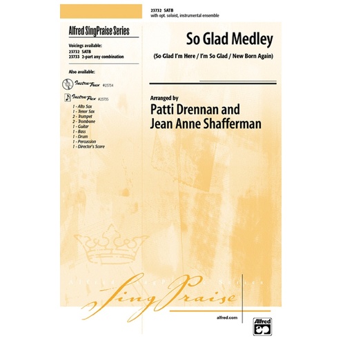 So Glad Medley SATB Choral Sheet Music
